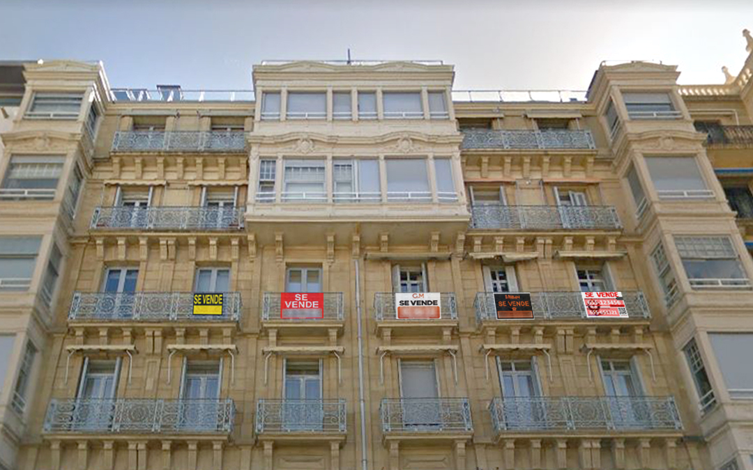 Falta de pisos en venta en Donostia